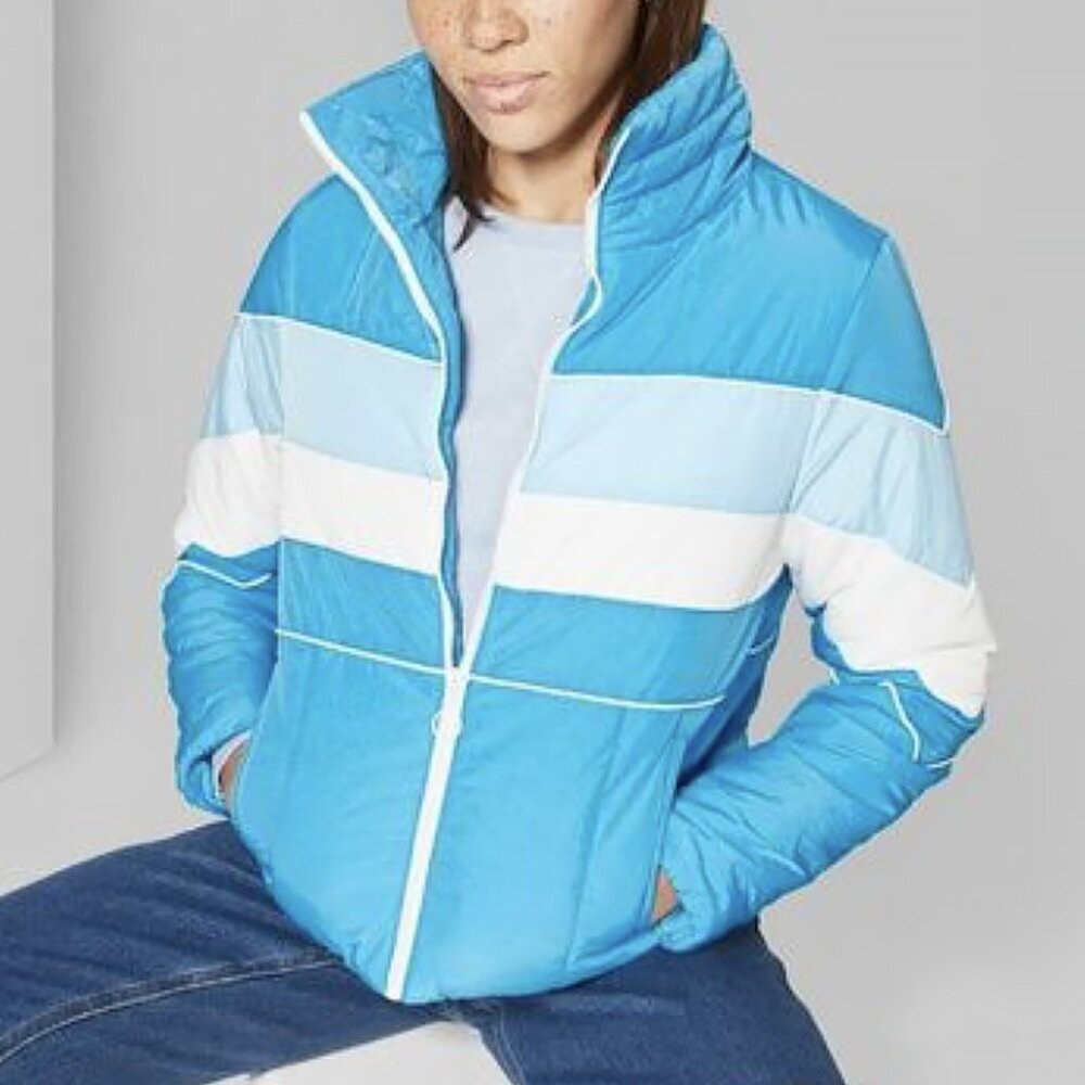 Wild Fable Color Block Puffer
